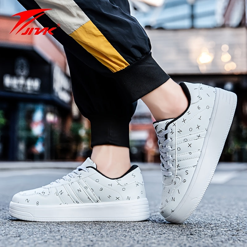 JINK Men's Skate Shoes Lightweight Casual Sneakers Outdoor Elevator Shoes