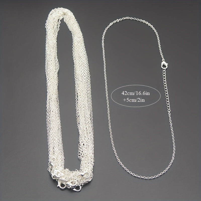 20pcs Necklace Chain Kit for DIY Pendant Accessories