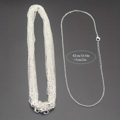 20pcs Necklace Chain Kit for DIY Pendant Accessories