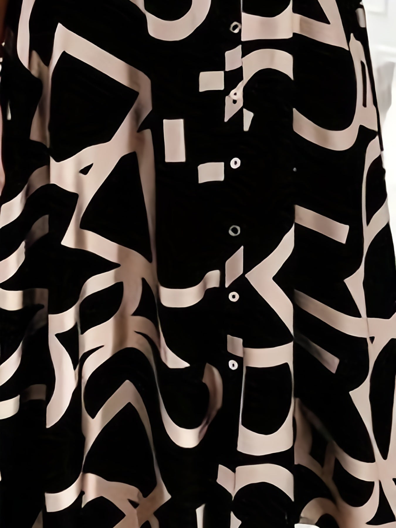  Letter Print Shirt Dress With Belt