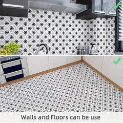 20pcs PVC Marble Floor Stickers Waterproo...