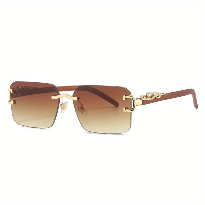 Polygon Rimless Sunglasses Cross border Catch all Sunglasses