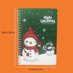 1pc Christmas Cartoon Coil Book A5 Notebook Students Prizes