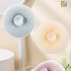 Suction Cup Bath Sponge Cleaning Brush Massage Bath Ball Body Scrub Brush