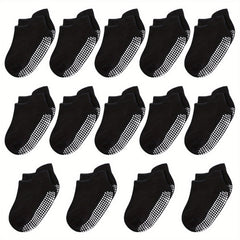 14 Packs Children's Anti-Slip Socks 0-5 Years Old