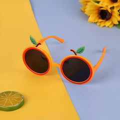 Cute Orange Sunglasses for Kids Photo Booth Props