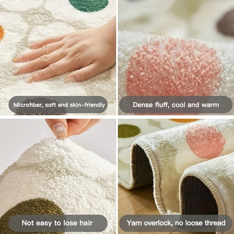 Soft Faux Cashmere Area Rug Anti Slip Heavy Duty Dirt Resistant 31.5x47.2