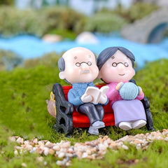 Chair Love Couple Art Decor for Outdoor Holiday Summer Theme Home Garden
