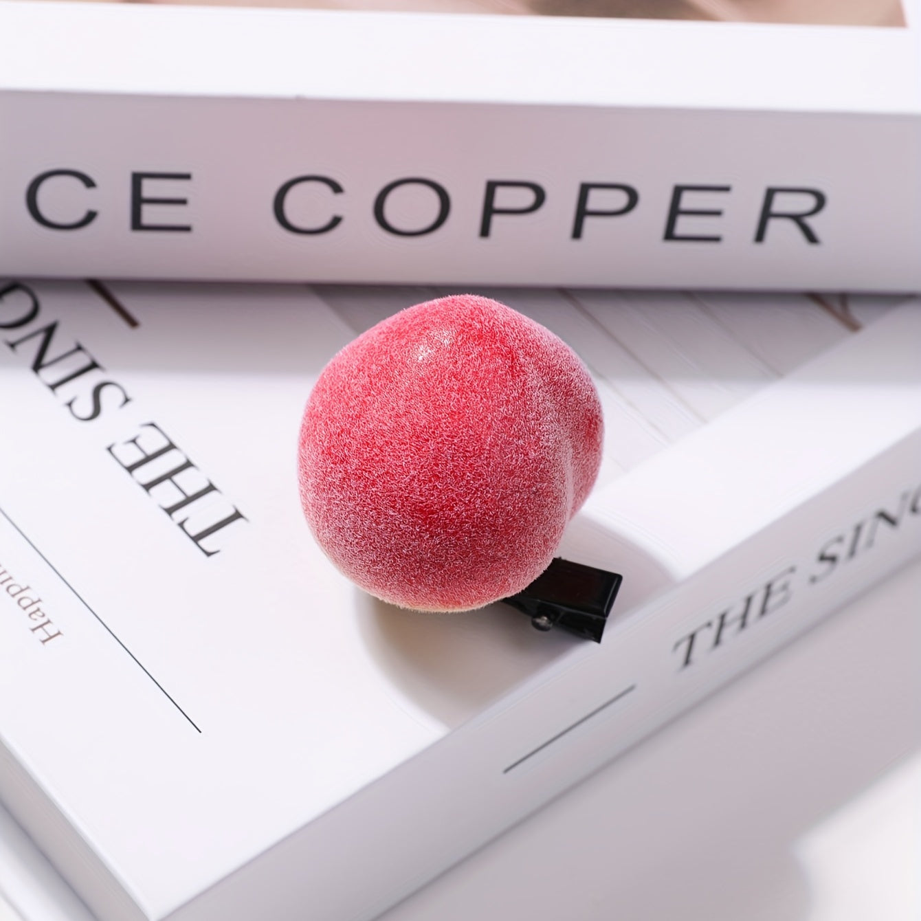 Creative Peach Hair Clip Duck Billed Clip for Women Girls