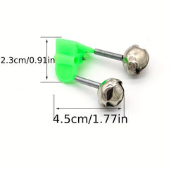 5pcs Sea Rod Plastic Alarm Bell Clip Fishing Bite Indicators