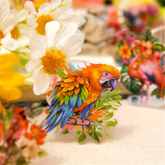 30pcs Flying Bird Forest PET Sticker Pack for Diary Decoration