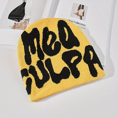 Solid Letter Hat Embroidered Knitted Outdoor Hip hop Sports Hat