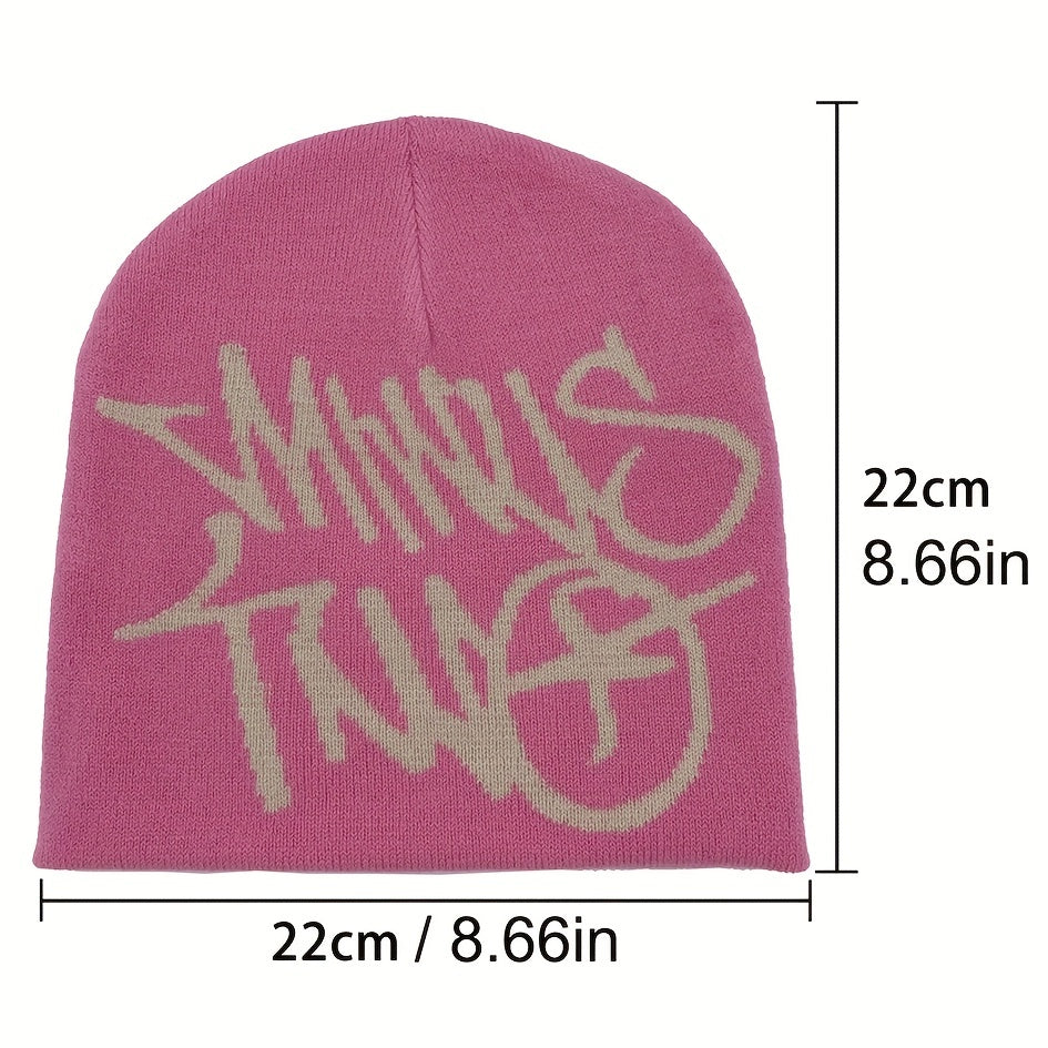 Jacquard Hip Hop Knitted Hat Warm Street Outdoor Cap