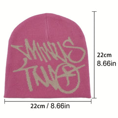 Jacquard Hip Hop Knitted Hat Warm Street Outdoor Cap