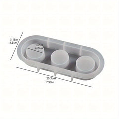 Small Candle Holder Resin Silicone Mold for Epoxy DIY Jewelry Box