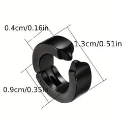 Titanium Steel Small Earrings for Men