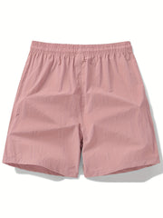 Quick Dry Men's Drawstring Shorts for Summer Gym Workout
