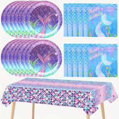 Mermaid Birthday Party Set for 20 Guests