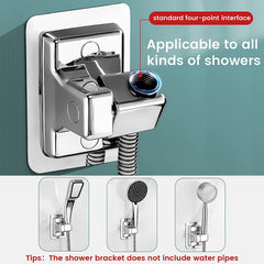 Shower Head Holder with Adjustable Bracket Wall Mount