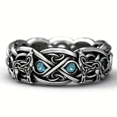 Vintage Wolf Totem Ring for Men