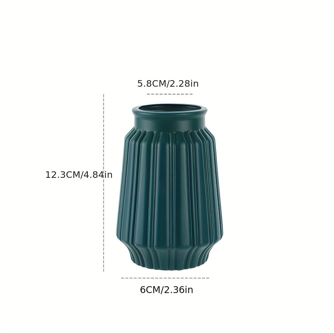 Plastic Vase Decor Imitating Ceramic Vase for Home Decor