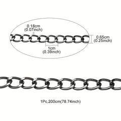 78.74" Aluminum Chain for DIY Jewelry Making