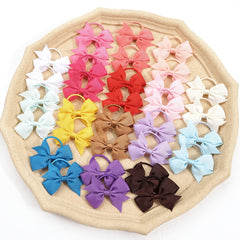 40pcs Baby Bow Hair Ties Toddler Hair Accessories Ponytail Holders For Girls