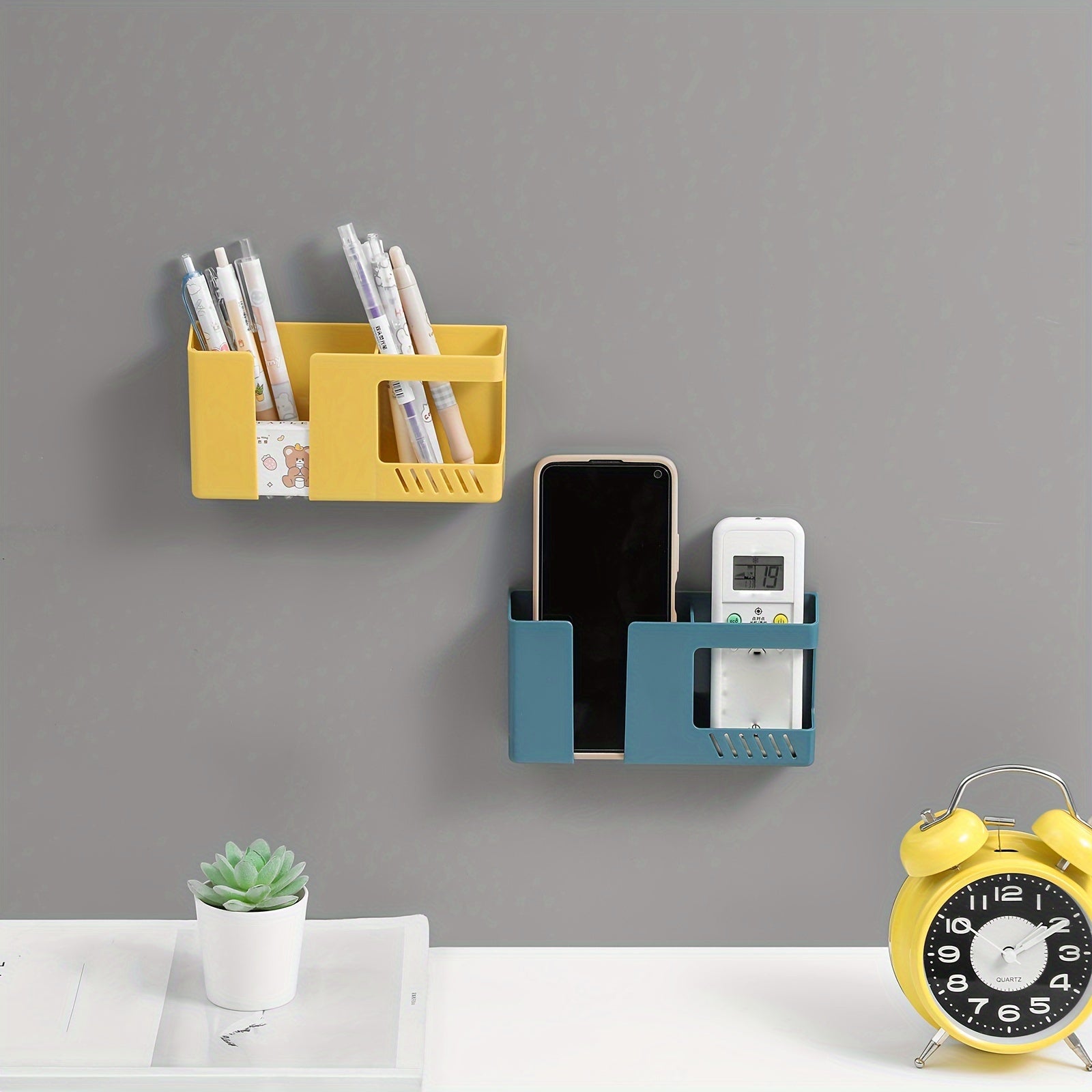 Remote Control Storage Box Wall Hanging Organizer
