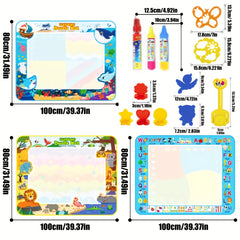 XL Water Doodle Mat Drawing & Painting Toy Educational Gift Assorted Colors