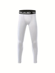 TELALEO Boy's Compression Leggings Quick Drying Active Pants
