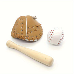3 Pcs Outdoor Mini Baseball Softball Set - Sports Leisure Supplies