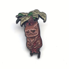 Mandrake Brooch Pin 5.08cm Accessory for Bag, Anime Style Christmas Gift