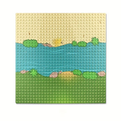 Classic Grassland Baseplate 32x32 Building Block Base Plates