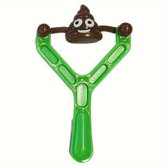 Smile Poop Slingshot Toy - Stress Relief and Party Game
