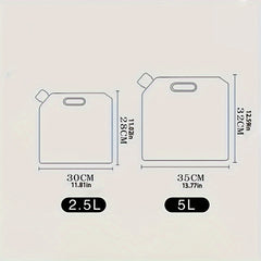 5L Foldable Water Bag Portable Container for Travel Camping Hiking