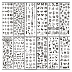 Nail Art Template DIY Stamping Plate Manicure Tool For Women Home Salon