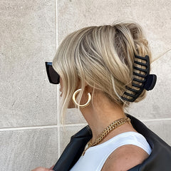 Matte Large Hair Claw Clip Non Slip Strong Hold Hair Jaw Clip