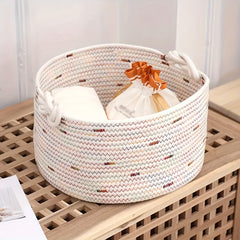 2pcs Woven Storage Baskets 29x17 Collapsible Organizer for Bedroom Bathroom