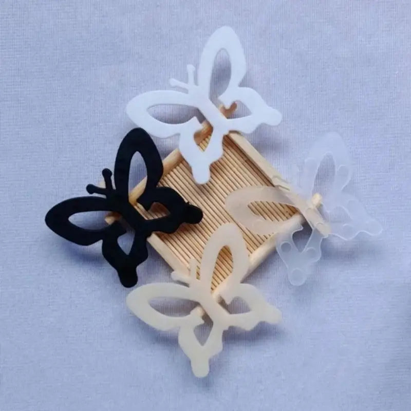 4 Pcs Butterfly Bra Strap Clips Non-slip Invisible Bra Buckle