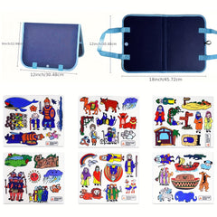 Interactive Learning Felt Story Board Set - Bible Theme Church & Home
