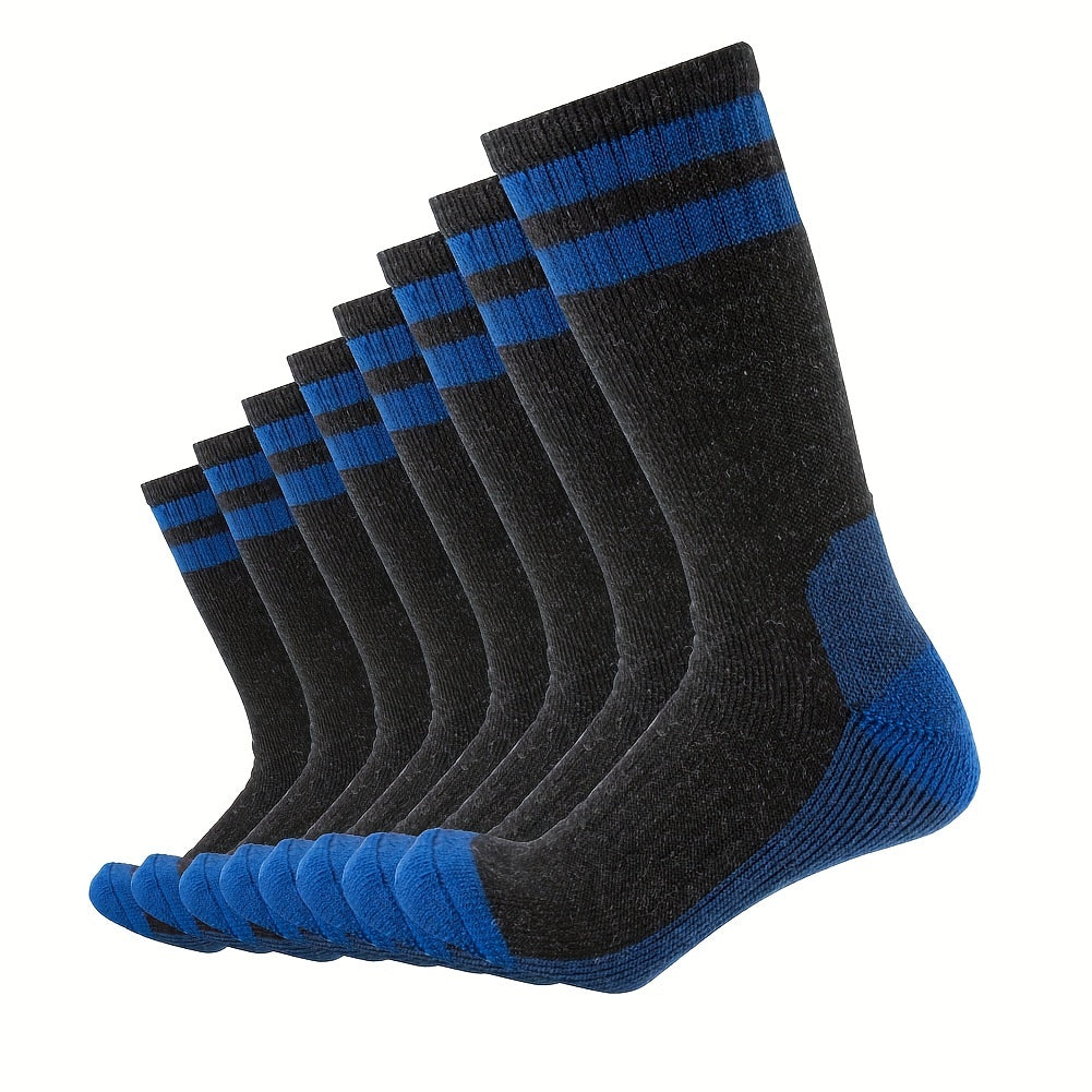 Wool Socks For Men Moisture Wicking Mid-calf Hiking Socks