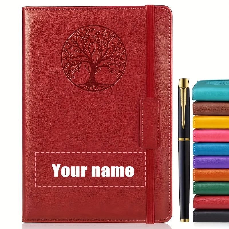Personalized A5 Journal with Tree Cover & Pen