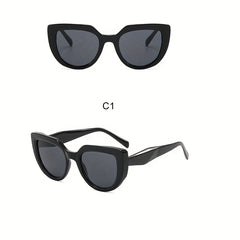 Men's Large Frame Cat Eye Sunglasses UV Resistant with Box