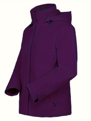Soft Shell Sports Hooded Jacket for Women