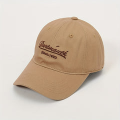 Letter Embroidery Baseball Cap Cotton Sun Hat Lightweight Adjustable Dad Hats