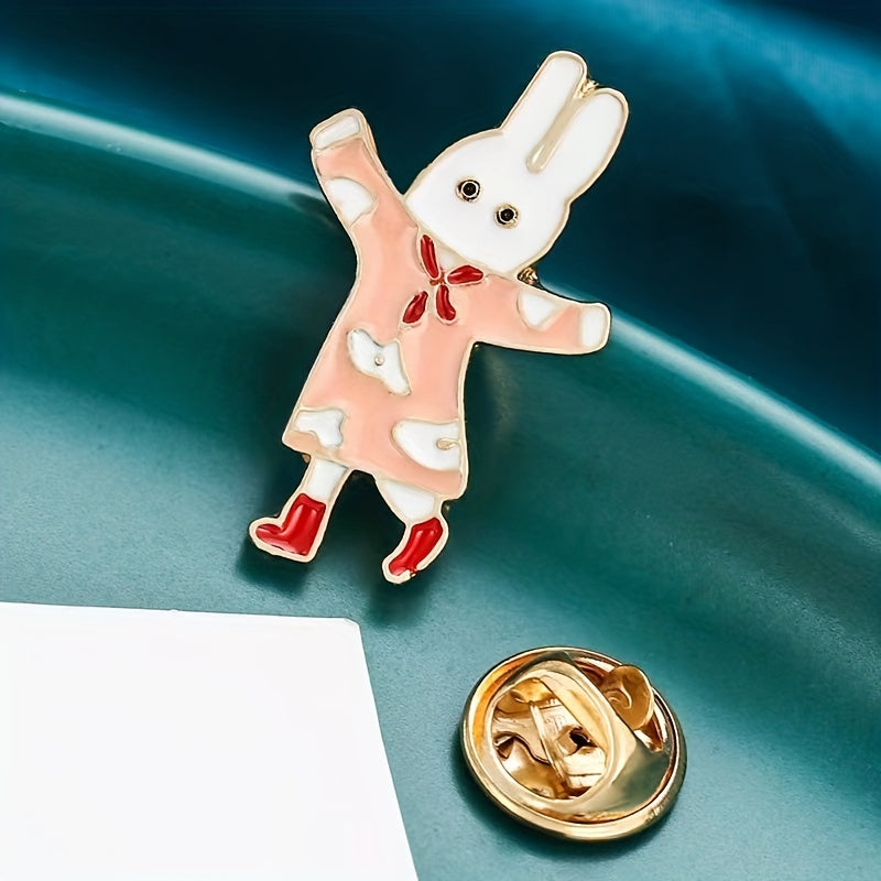 Cute Bunny Brooch for Girls