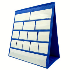 Desktop Pocket Chart Self Standing Triangle Tabletop Chart