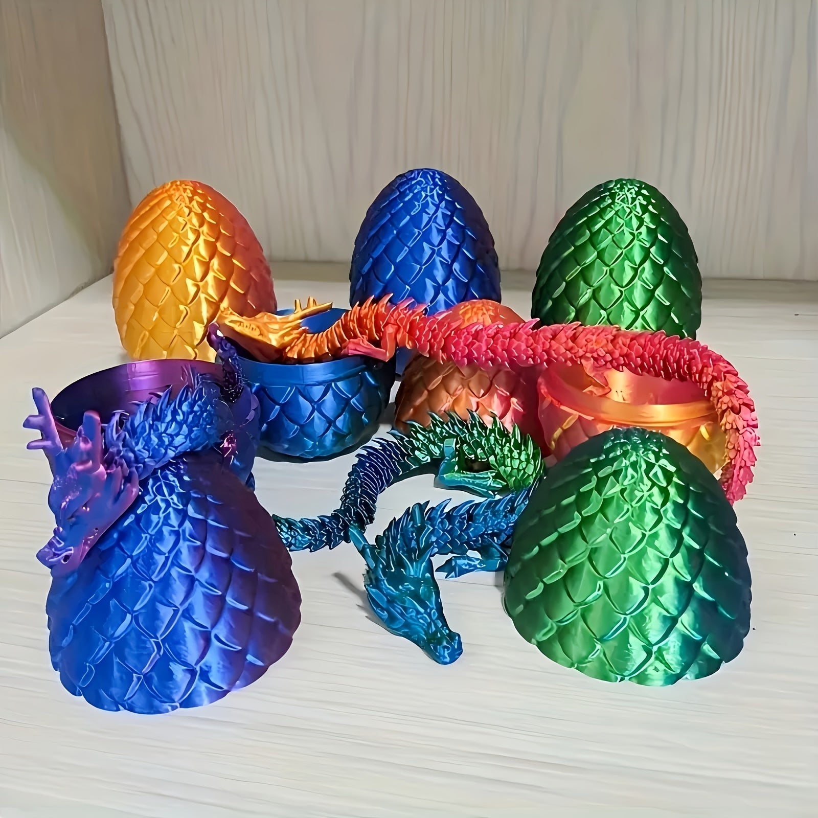 3D Printed Glow in the Dark Chinese Dragon & Surprise Egg