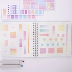 20pcs Colorful Pink Dialog Box Index Stickers