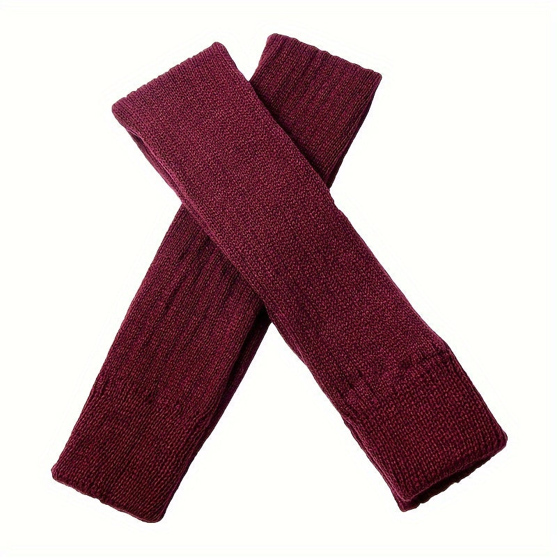 Knitted Leg Warmers Over the Knee Socks Women's Stockings